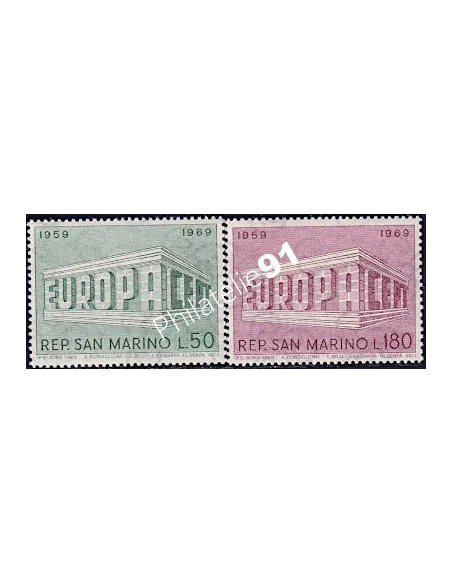 SAINT-MARIN - n°  732 à 733 - EUROPA - 1969