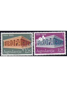 Timbres de Yougoslavie n° 1252-1253, Europa 1969, timbres d'Europe