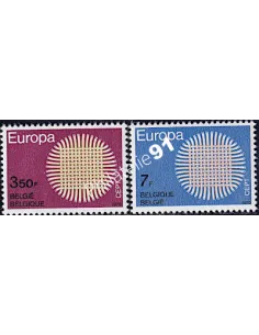 BELGIQUE - n° 1530 à 1531 - EUROPA 1970