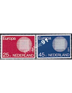 Timbres des Pays-Bas n° 914-915, EUROPA 1970, timbres d'europe