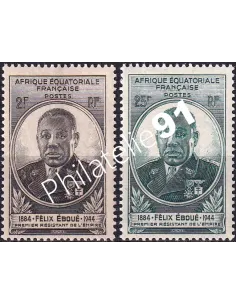 A.E.F. n° 206 à 207 charnière, collection timbres colonies françaises