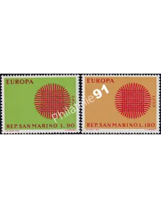 SAINT-MARIN n° 762 à 763, EUROPA 1970, collection de timbres d'Europe