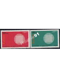 Timbres de Turquie n° 1952-1953, EUROPA 1970, timbres d'europe