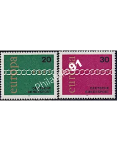 ALLEMAGNE - RFA - n°  538 à 539 - EUROPA 1971