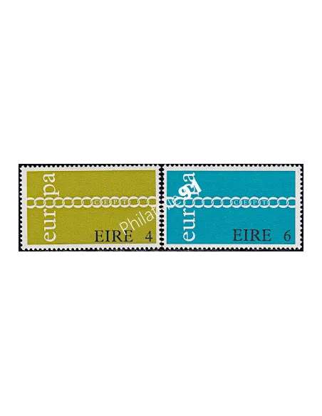 Timbre d'Irlande n° 267-268, EUROPA 1971, Timbres d'Europe