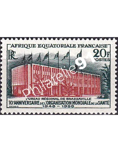 A.E.F. n° 242 charnière, collection timbres colonies françaises