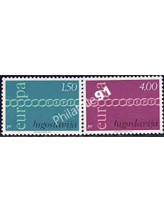 Timbres de Yougoslavie n° 1301-1302, EUROPA 1971, Timbres d'Europe