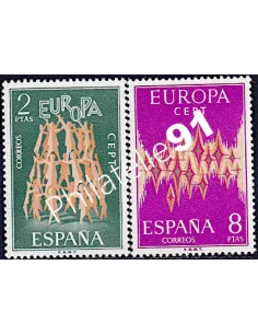 Timbre d’Espagne n° 1744 à 1745 - EUROPA 1971