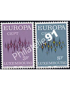 Timbres du Luxembourg n° 796-797, EUROPA 1972, timbres d'Europe