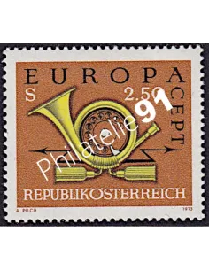 Timbre d'AUTRICHE n° 1244, EUROPA 1973, timbres d'Europe