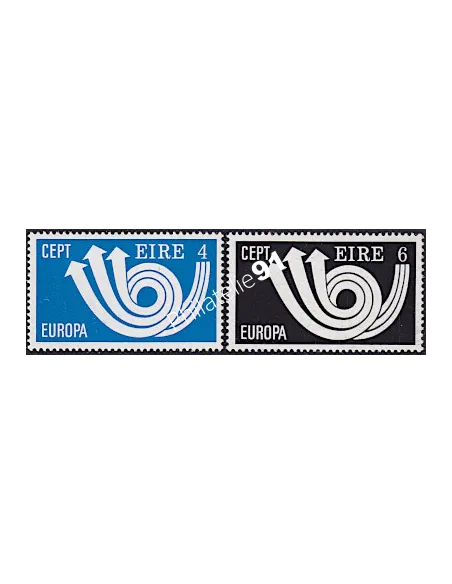 Timbres d'Irlande n° 291-292, EUROPA 1973, timbres d'Europe