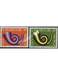 Timbres du LUXEMBOURG n° 812 à 813 - EUROPA 1973