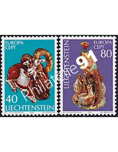 LIECHTENSTEIN - n°  585 à 586 - EUROPA - 1976 - Artisanat