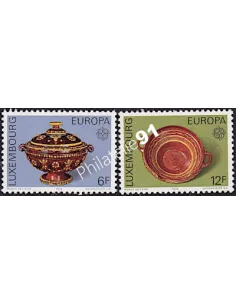 Luxembourg n° 878 à 879 - EUROPA 1976 - Artisanat, timbres d'Europe