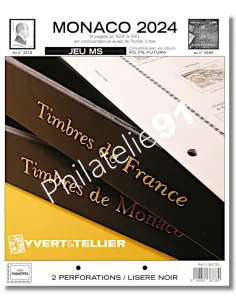 Jeu Yvert-et-Tellier MONACO MS 2024, matériel philatélie