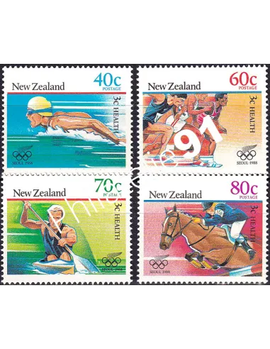 Nouvelle-Zélande, n° 996 à 999 neufs, collection timbres Océanie