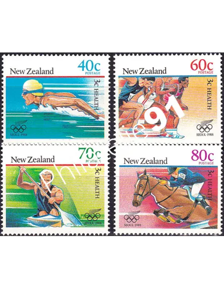 Nouvelle-Zélande, n° 996 à 999 neufs, collection timbres Océanie