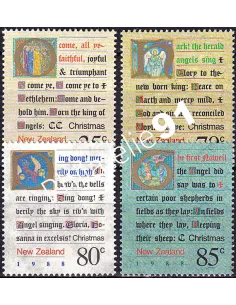 Nouvelle-Zélande, n° 1000 à 1003 neufs, collection timbres Océanie
