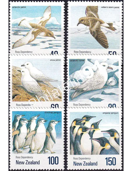 Nouvelle-Zélande, n° 1088 à 1093 neufs, collection timbres Océanie