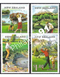 Nouvelle-Zélande, n° 1348 à 1351 neufs, collection timbres Océanie