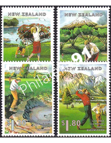 Nouvelle-Zélande, n° 1348 à 1351 neufs, collection timbres Océanie