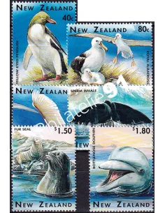 Nouvelle-Zélande, n° 1455 à 1460 neufs, collection timbres Océanie