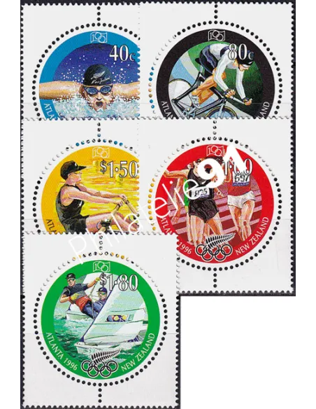 Nouvelle-Zélande, n° 1470 à 1474 neufs, collection timbres Océanie