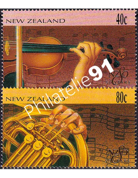 Nouvelle-Zélande, n° 1475 à 1476 neufs, collection timbres Océanie