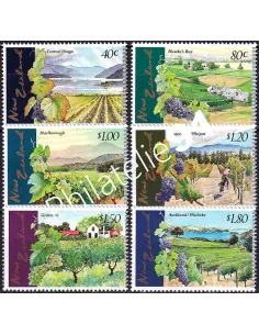 Nouvelle-Zélande, n° 1518 à 1523 neufs, collection timbres Océanie
