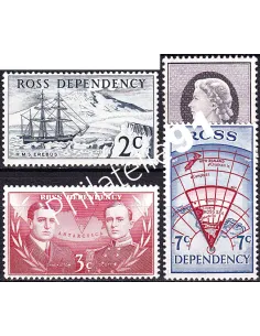 Terre de Ross, n° 5 à 8 neufs, collection timbres Océanie