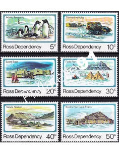 Terre de Ross, n° 15 à 20 neufs, collection timbres Océanie