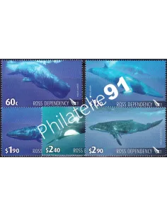 Terre de Ross, n° 125 à 129 neufs, collection timbres Océanie