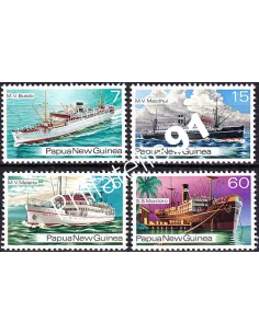 Papouasie-Nouvelle-Guinée, n° 297 à 300, collection timbres Océanie