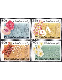 Papouasie-Nouvelle-Guinée, n° 601 à 604, collection timbres Océanie
