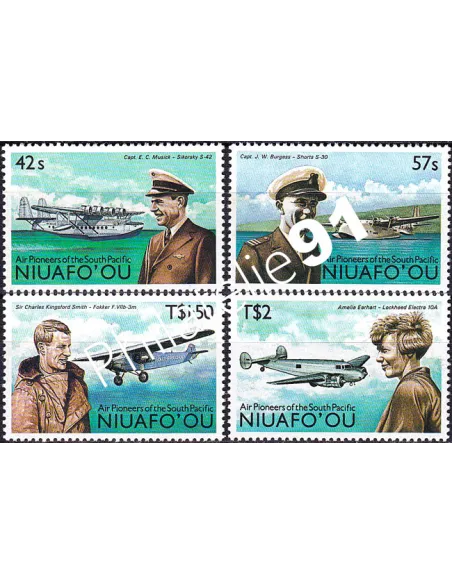 NIUAFO'OU, n° 94 à 97 neufs, collection timbres Océanie
