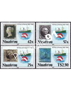 NIUAFO'OU, n° 125 à 128 neufs, collection timbres Océanie