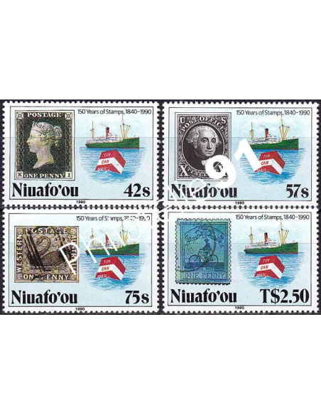 NIUAFO'OU, n° 125 à 128 neufs, collection timbres Océanie