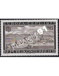 Timbres d'Autriche n° 1383, timbres EUROPA, Paysages, timbres d'Europe