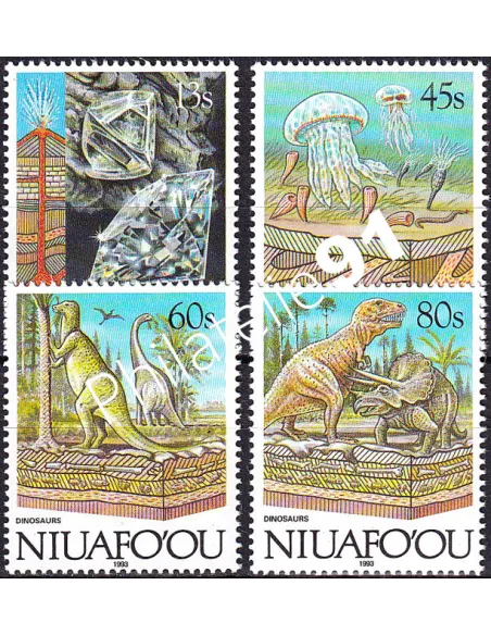 NIUAFO'OU, n° 179 à 182 neufs, collection timbres Océanie