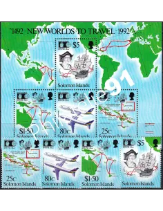 SALOMON, n° 748 à 751 + BF n° 32 neufs, collection timbres Océanie