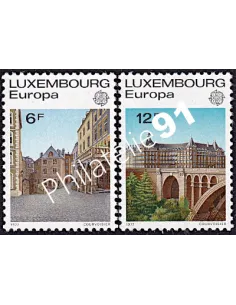Luxembourg n° 895 à 896, timbres EUROPA, Paysages, timbres d'Europe