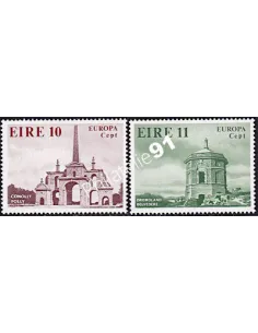 Irlande n° 394-395, Timbres EUROPA 1978, Monuments, timbres d'Europe
