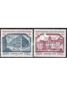 LIECHTENSTEIN - n°  639 à 640 - EUROPA - 1978 - Monuments