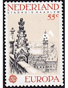 Pays-Bas n° 1091,Timbres EUROPA 1978, Monuments, timbres d'Europe