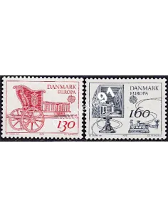 Danemark n° 687-688, EUROPA 1979, Histoire postale, timbres d'europe