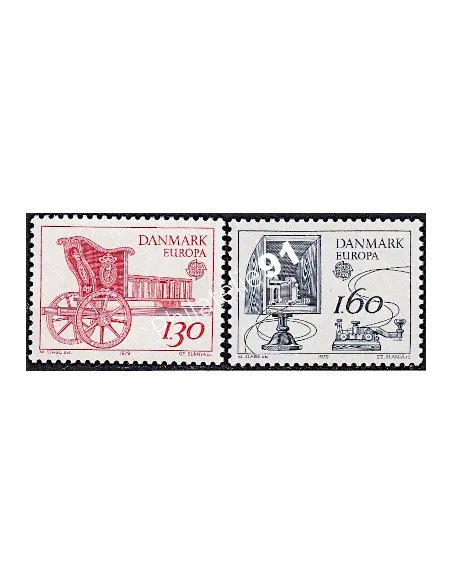 Danemark n° 687-688, EUROPA 1979, Histoire postale, timbres d'europe