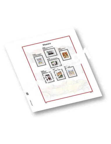 DAVO Jeu LUXE Monaco 2024, matériel philatélie, jeux complémentaires