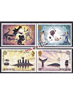 JERSEY - n°   247 à 250 - Europa 1981 - Floklore