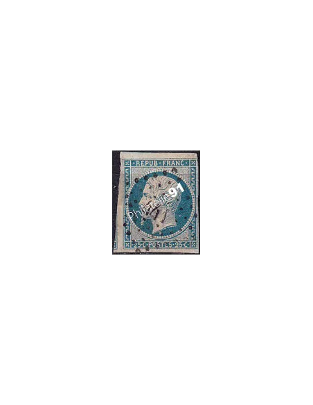Timbre Classique n° 10 non dentelé oblitéré, Timbres France
