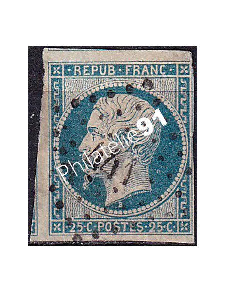 Timbre Classique n° 10 non dentelé oblitéré, Timbres France